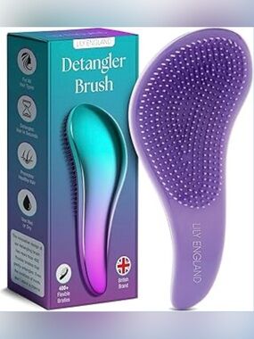 Detangler Hair Brush for Curly, Thick, Straight & Natural Hair
